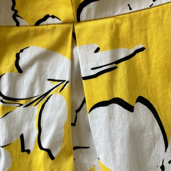 Sandra Darren Women Sleeveless Cotton Sateen Button-down Shirt Floral Dress (8) - Picture 9 of 9